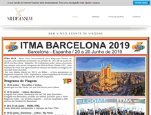 Tablet Screenshot of mediolanum.com.br