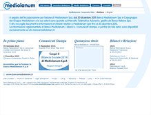 Tablet Screenshot of mediolanum.com